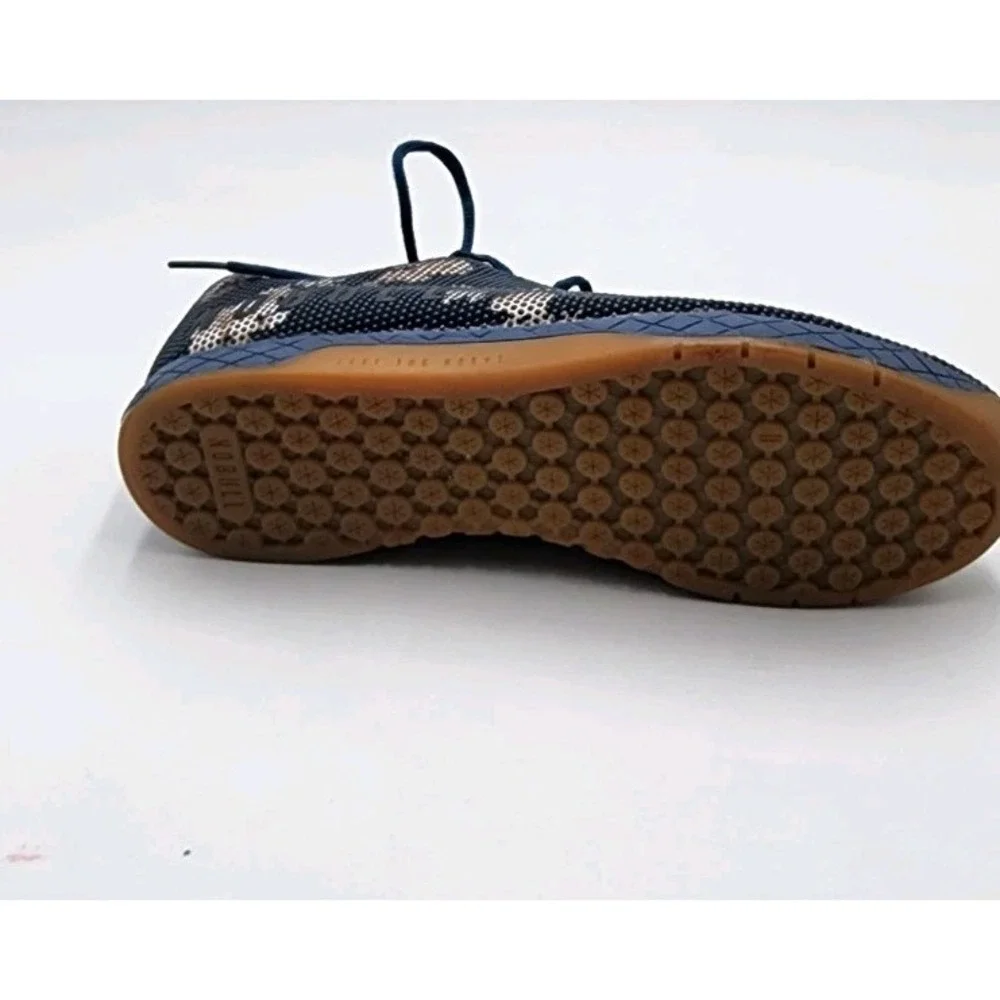 NoBull Unisex SuperFabric Trainer Blue Camo Low Shoes Men's 9.5 Women's 11
